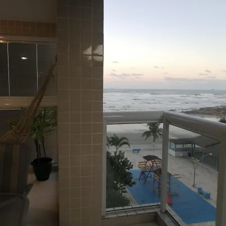 Apartamento, Ampla Sacada Com Vista Para O Mar! Itanhaem Exterior photo
